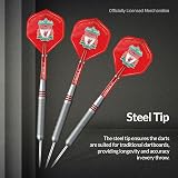 FOCO Liverpool FC Steel Tip Brass Darts Set 22g with Flights Stems Wallet view 5