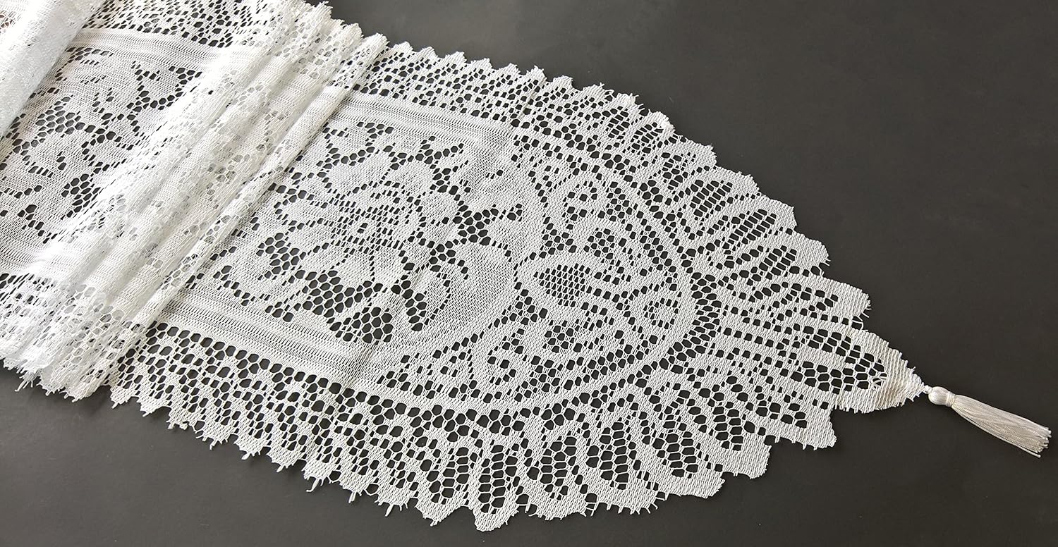 Best lace table runner white