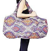 Aozora Yoga Mat Bag Large Yoga Mat Tote Sling Carrier with Pockets Fits Mats with Multi-Functional Storage Pockets Light and Durable