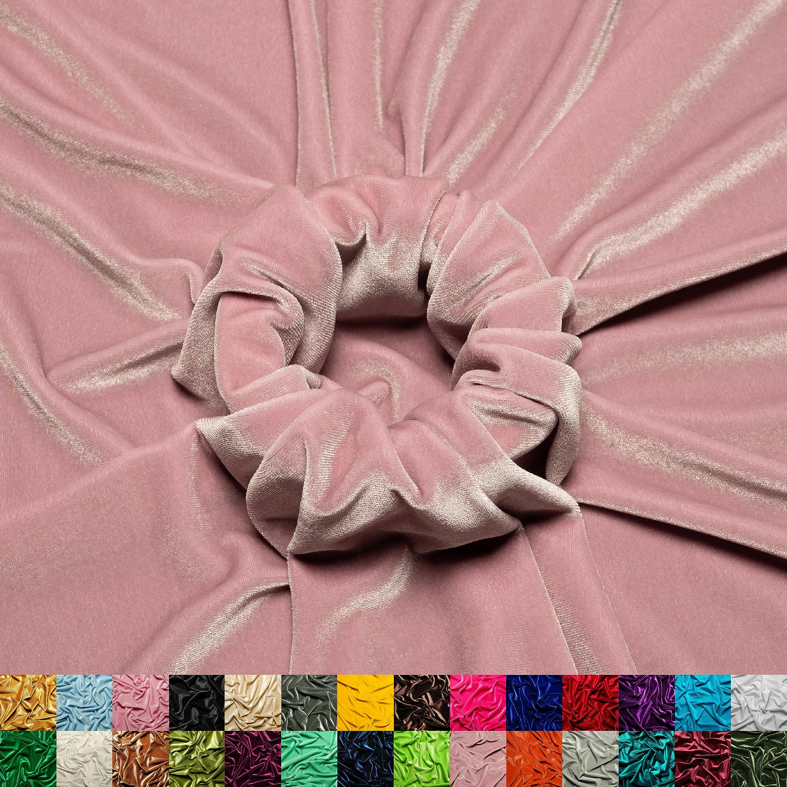 Ice Fabrics Stretch Velvet Fabric by The Yard
