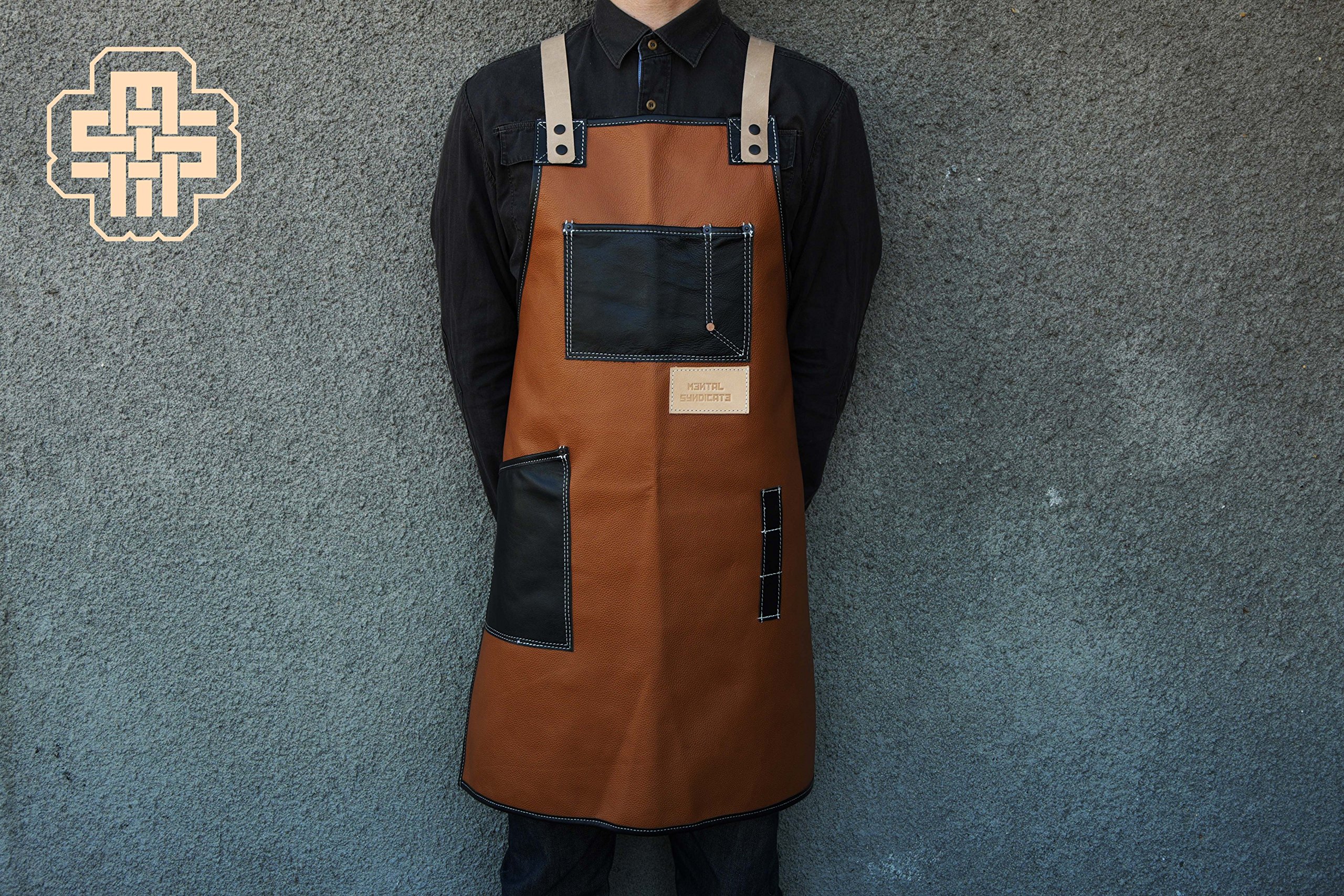 Barista Apron Custom Apron Leather Apron Bartender Apron Barber