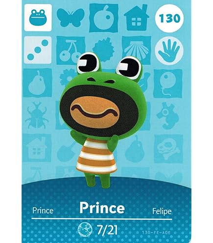 Carte Amiibo Animal Crossing - 010 - SARAH / SAHARAH [EUR] Série 1