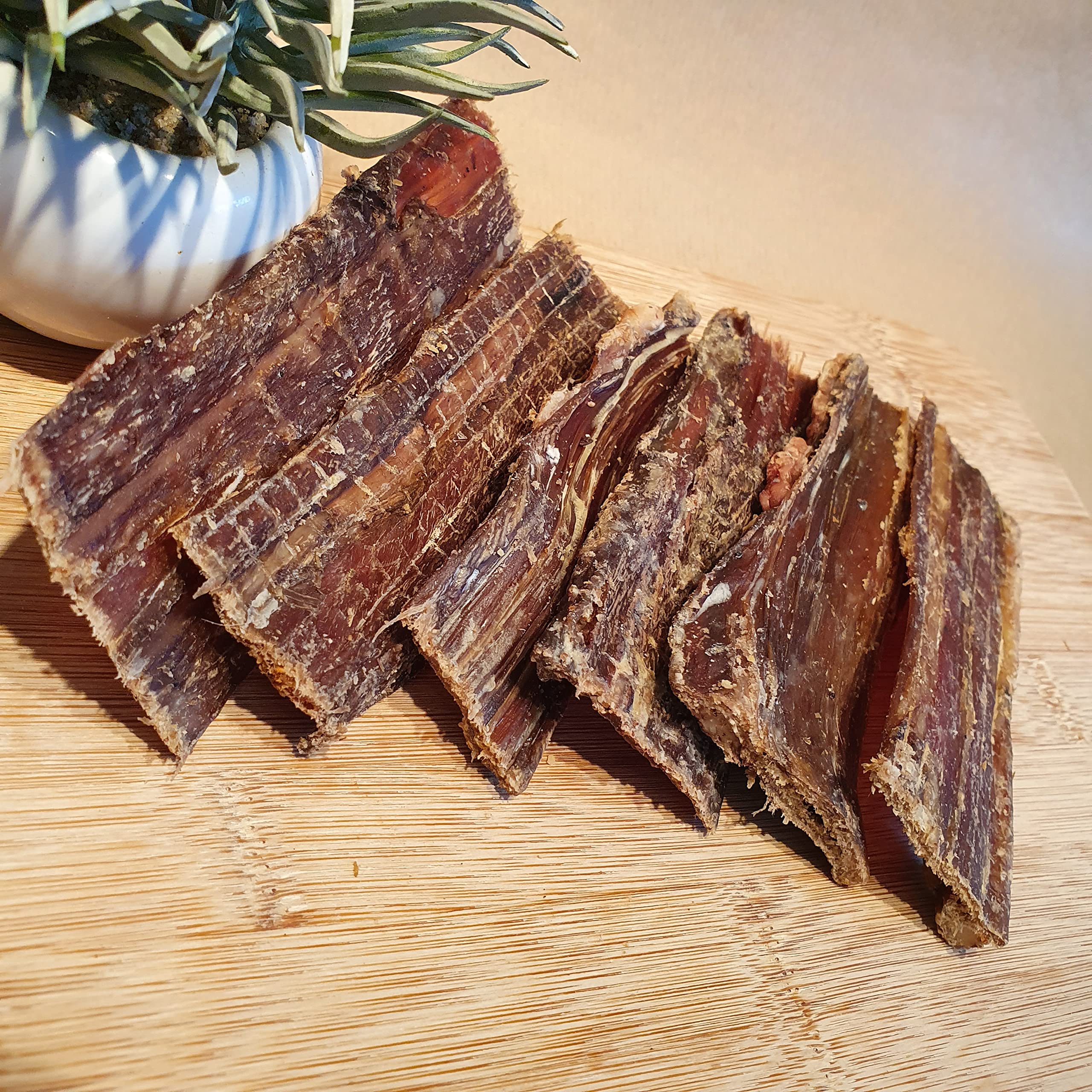 MinMontPets - Beef Flat Gullet - Healthy. Natural. Dental Tough Dog Chew. 100g or 200g (100g)