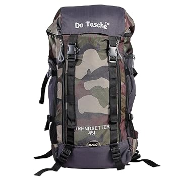 Da Tasche Trendsetter 45L Military Black Rucksack