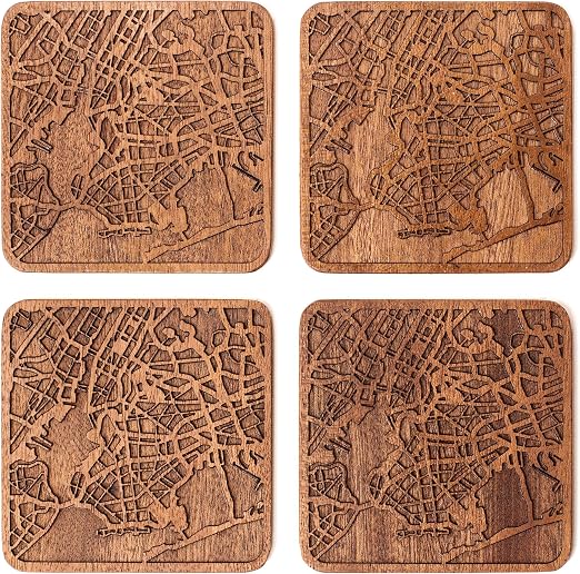 PARIS MAP COASTERS