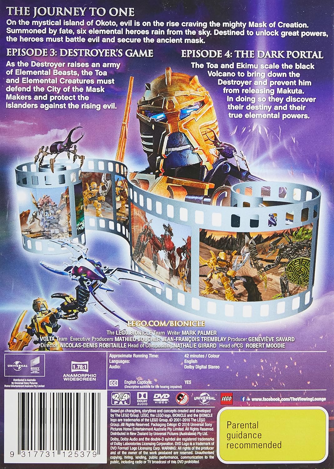 lego bionicle journey to one