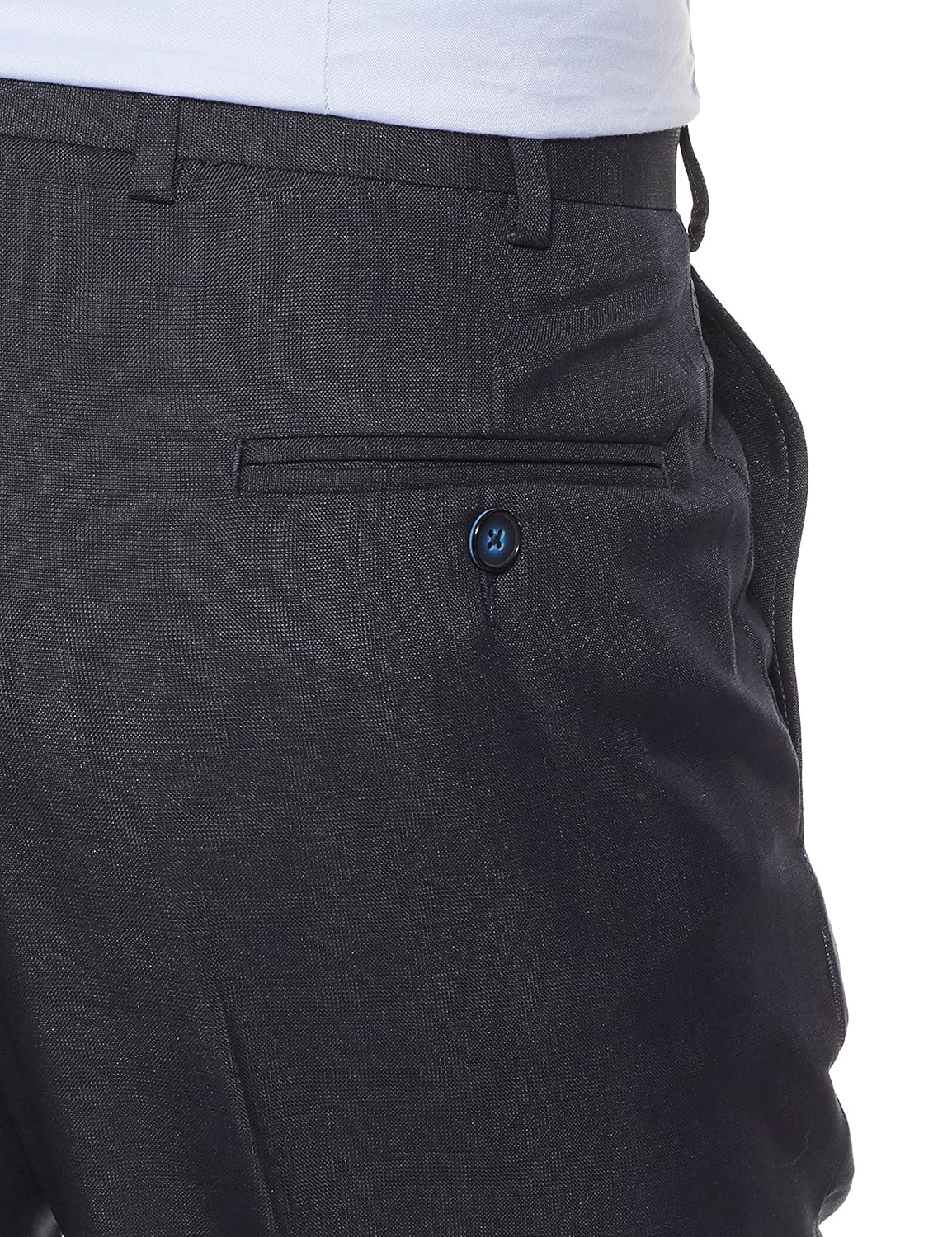 park avenue men's relaxed fit formal trousers