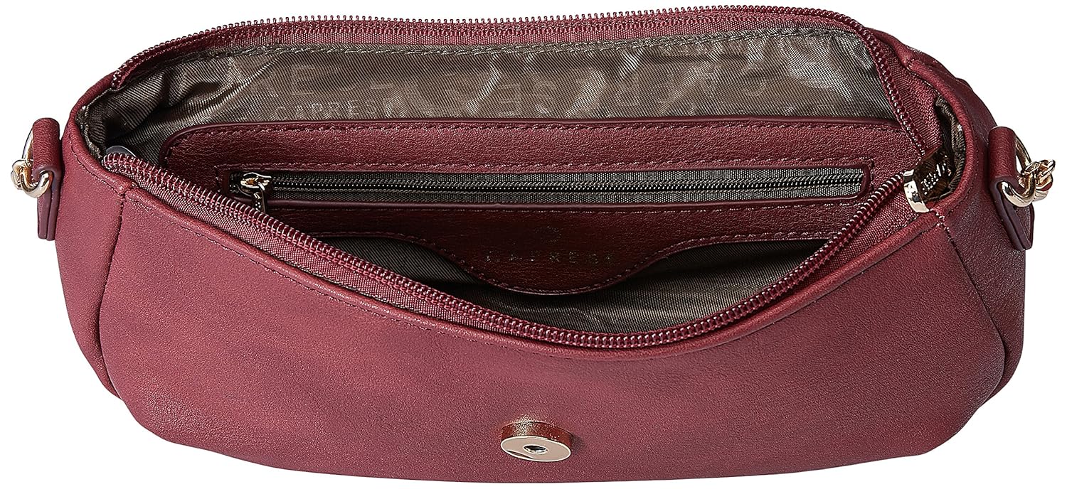 caprese women's sling bag (dark red)