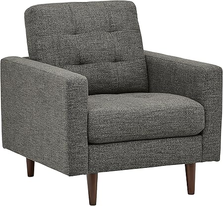 Amazon Marke - Rivet Cove Getufteter Akzent-Sessel im Stil der 1950er