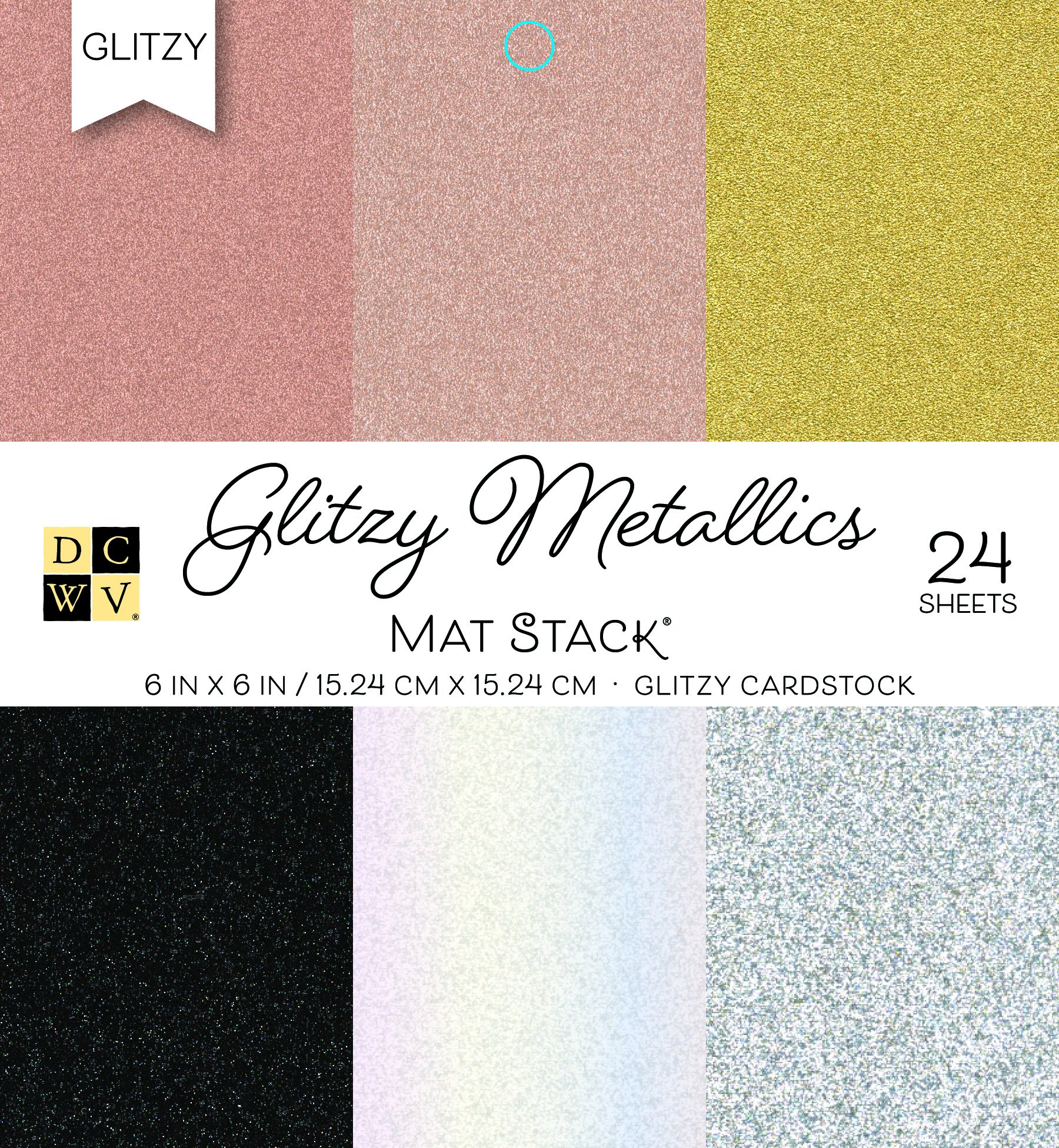 American Crafts Dcwv Cardstock Stack, Multi-Colour, 14.98 x 16 x 1.01 cm