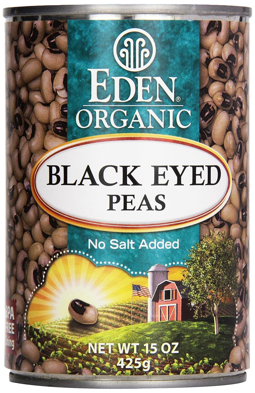 Eden Foods Organic Black Eyed Peas, 15 oz