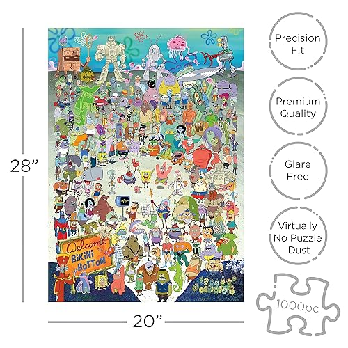 Aquarius Spongebob Squarepants Puzzle (1000 Piece Jigsaw Puzzle