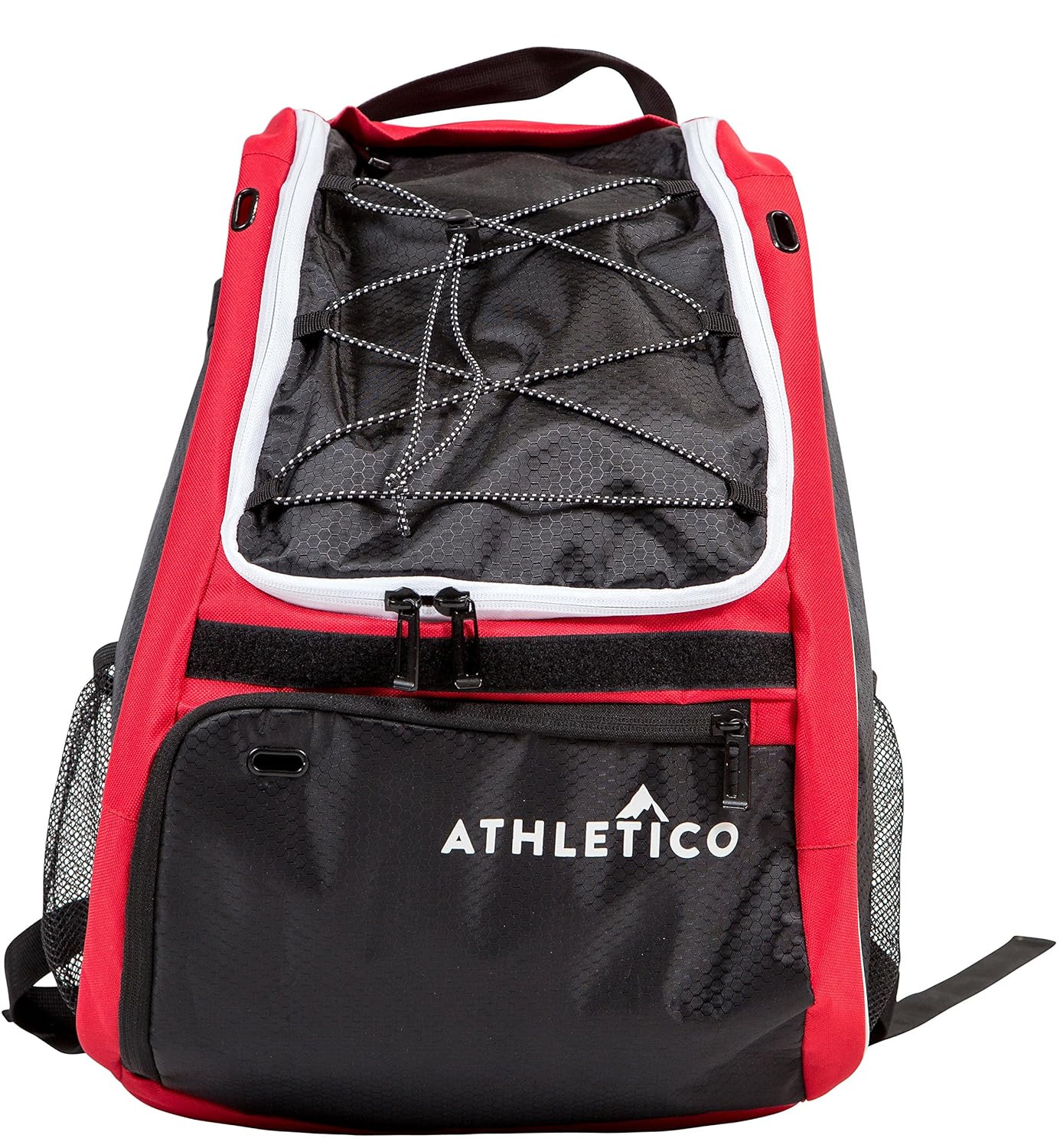 Baseball Bat Bag Backpack Red TBall Softball Equipment Gear Kids Youth