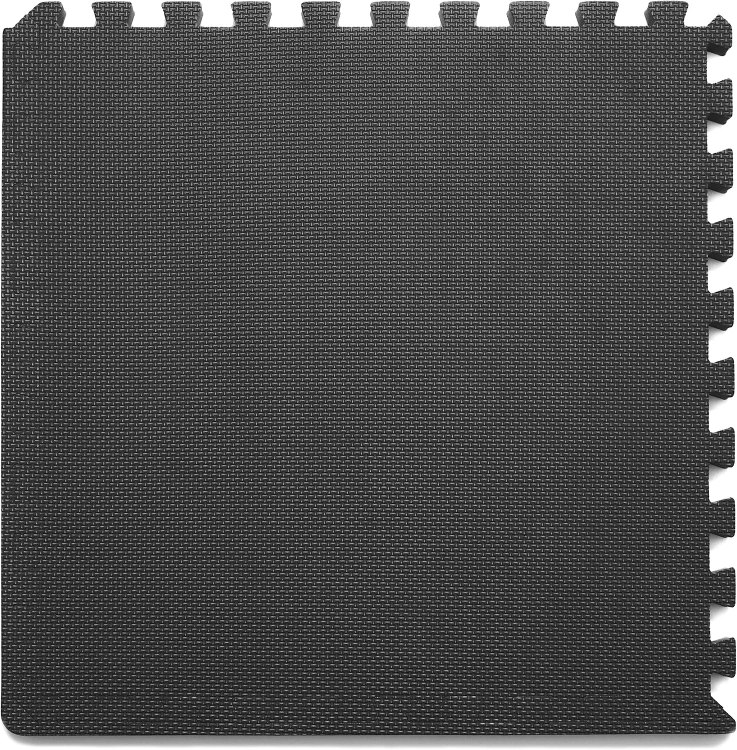 ProsourceFit Extra Thick Puzzle Exercise Mat ¾, EVA Foam Interlocking Tiles for Protective, Cushioned Workout Flooring for Home and Gym Equipment, Black : Sports & Outdoors