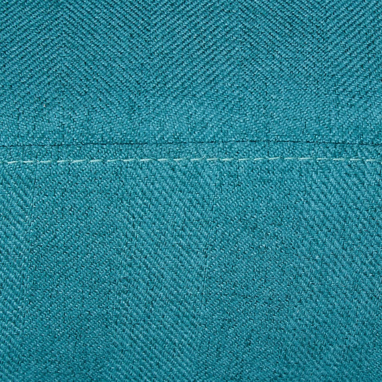Christopher Knight Home Zahra Fabric Storage Ottoman, Teal / Dark Brown: Kitchen & Dining