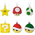 Hallmark Nintendo Super Mario 1" Miniature Christmas Ornaments, Set of 6 Mini, Shatterproof