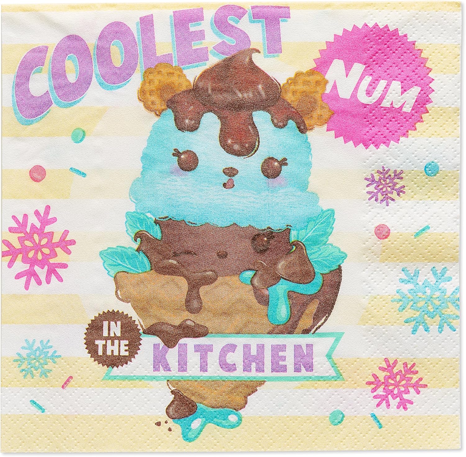 American Greetings Num Noms 16 Count Lunch Paper Party Napkins