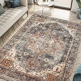 Keen Home Design 3x5 Rug - Machine Washable Entry Rug with Non-Slip Backing, Ideal for Enteryway, Kitchen, Bathroom, Laundry Room - Vintage, Easy Clean, Durable, Low Pile Rug - (3' x 5')