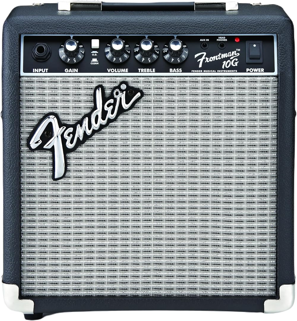 Fender Frontman 10G 10W Combo Guitar Amp Black/Silver