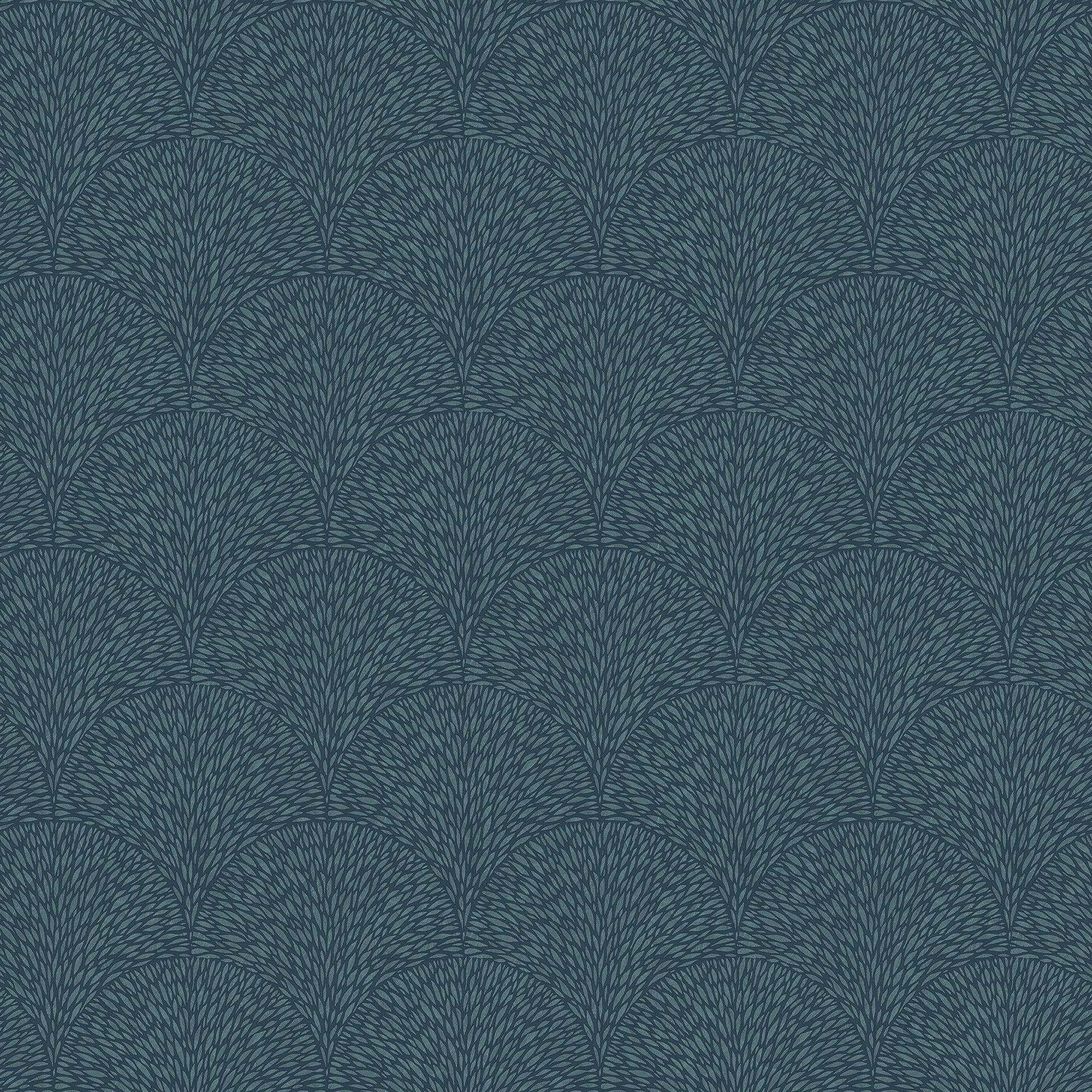 Galerie G56610 TexStyle Collection, Hedgehog Design Wallpaper, Deep Blue, 10m x 53cm