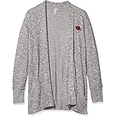 chicka-d Women's Cozy Fleece Cardigan Heather Grey