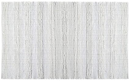Saral Home Cotton Multi Purpose Handloom Made Chindi Rugs -95x145 cm