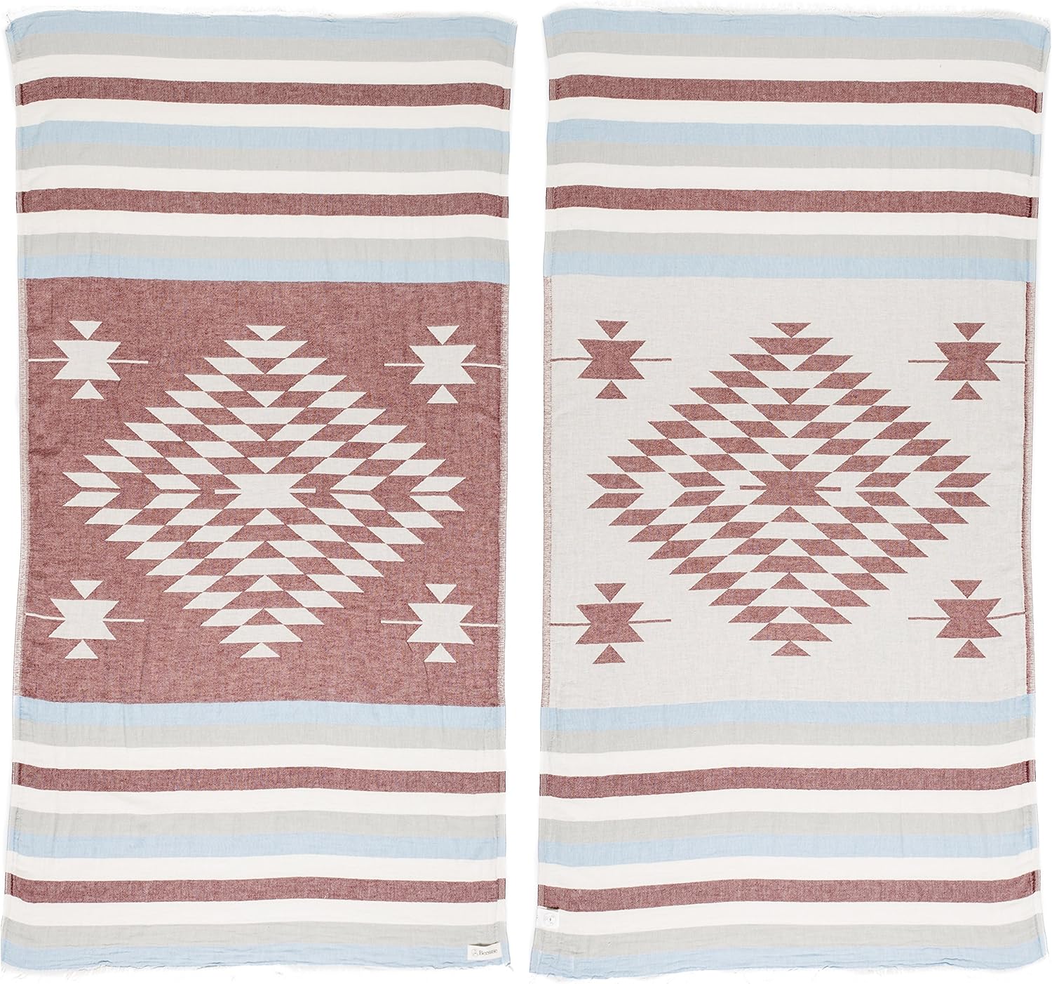 Best Smart Home Woven Burgundy Kitchen Towels