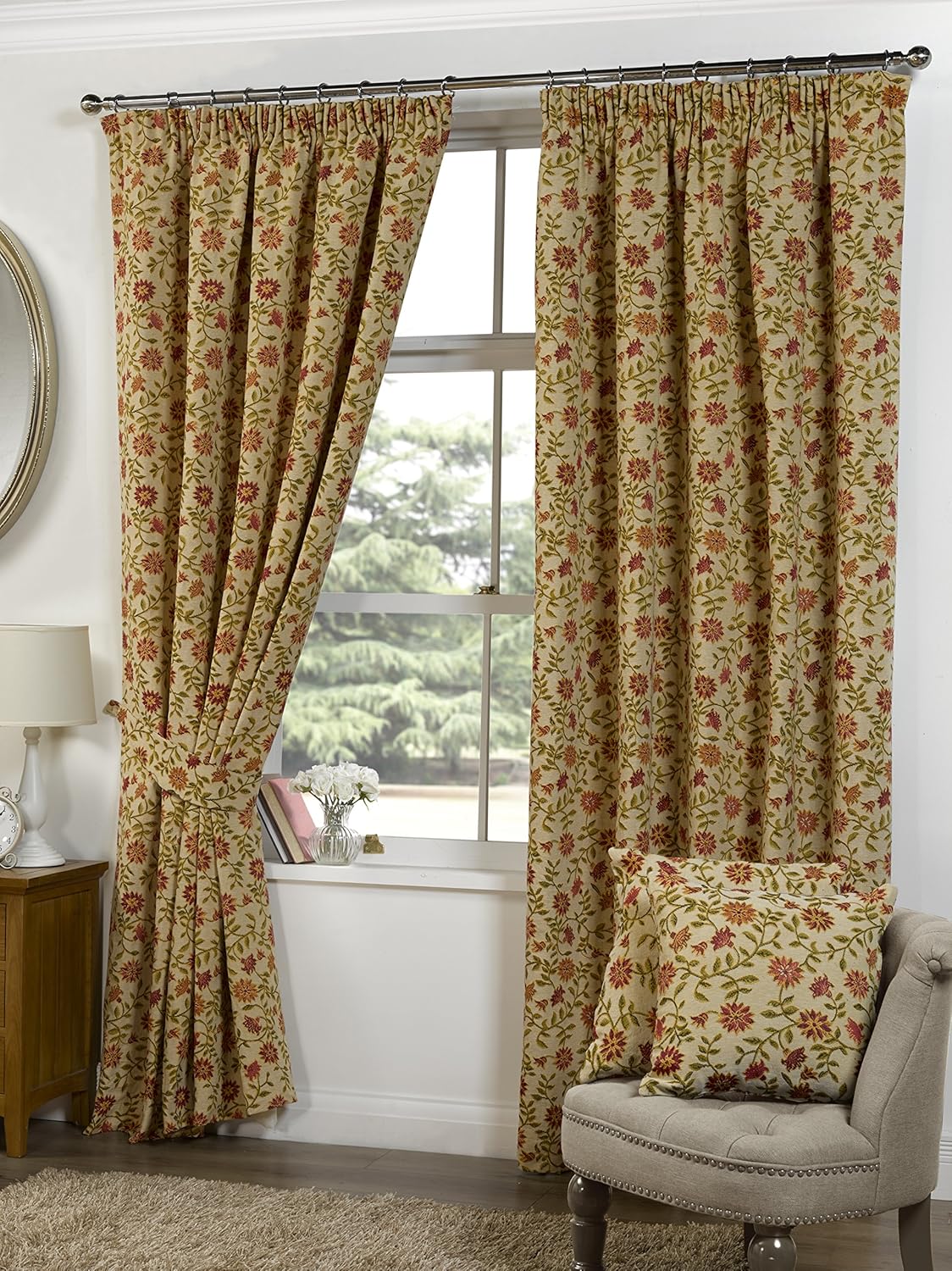 Kliving 90 X 54 Inch 60 Polyester 40 Cotton Rani Tapestry Pencil