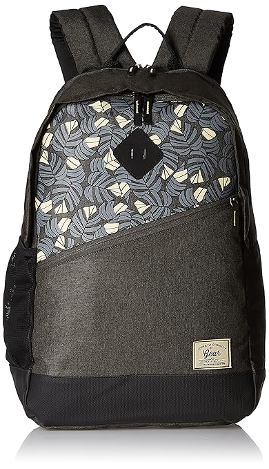 Gear 29 Ltrs Charcoal Grey and Black Casual Backpack (BKPFOREST3801)