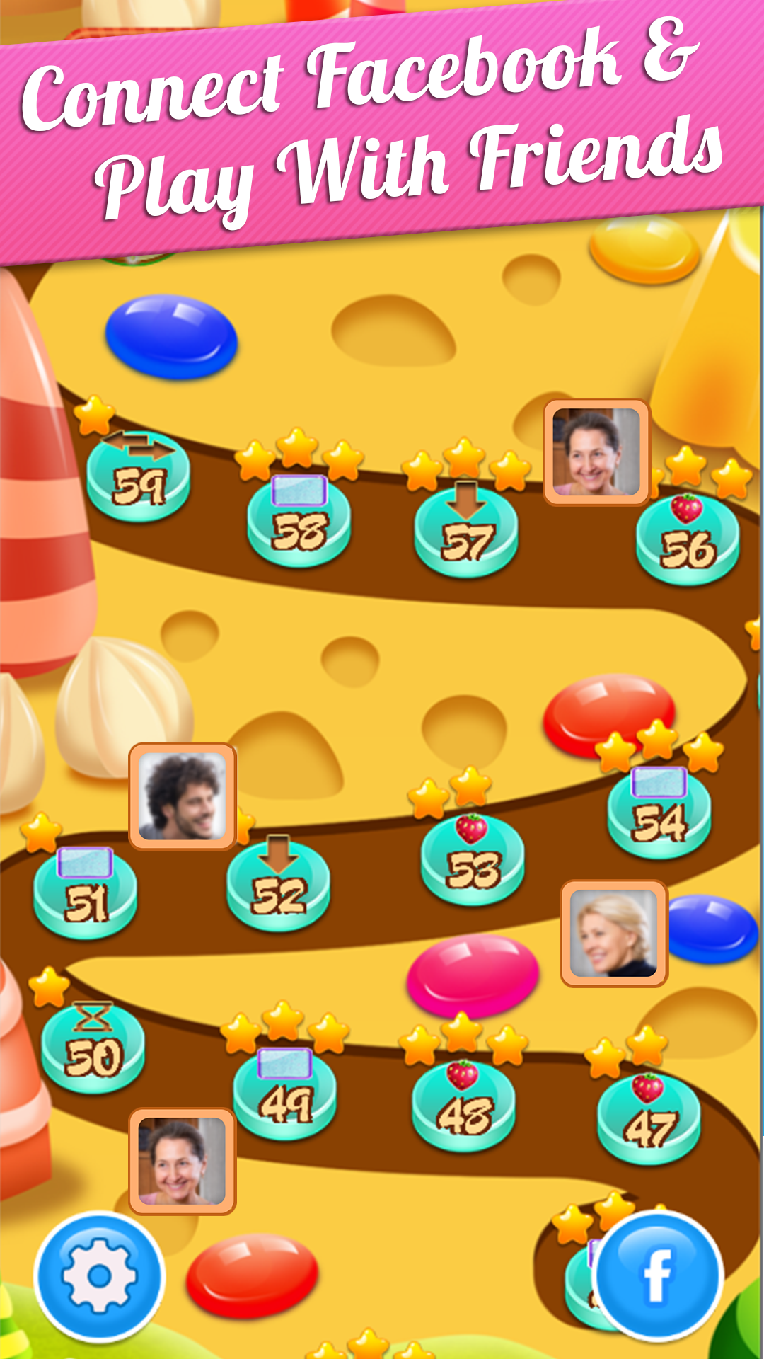 Cookie Yummy Crush Free Match 3 Games for Girls and