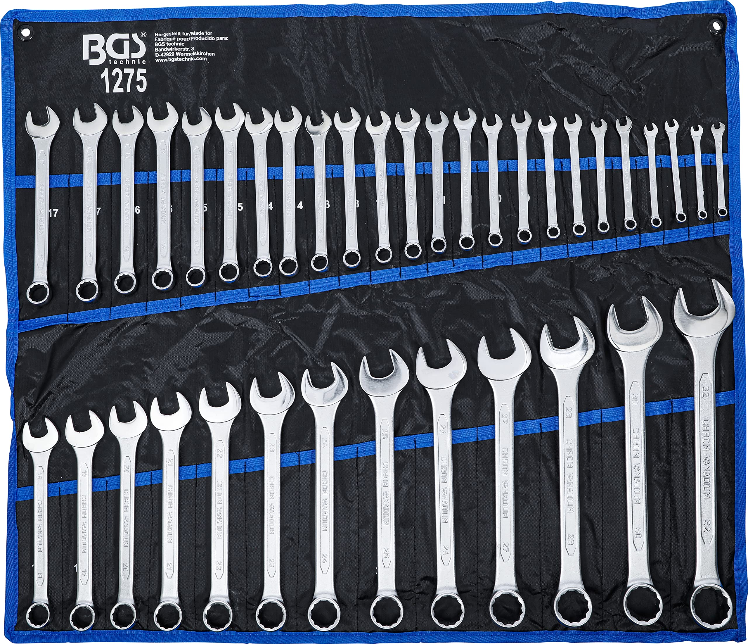 BGS 1275 | Combination Spanner Set | 6 - 32 mm | 37 pcs.