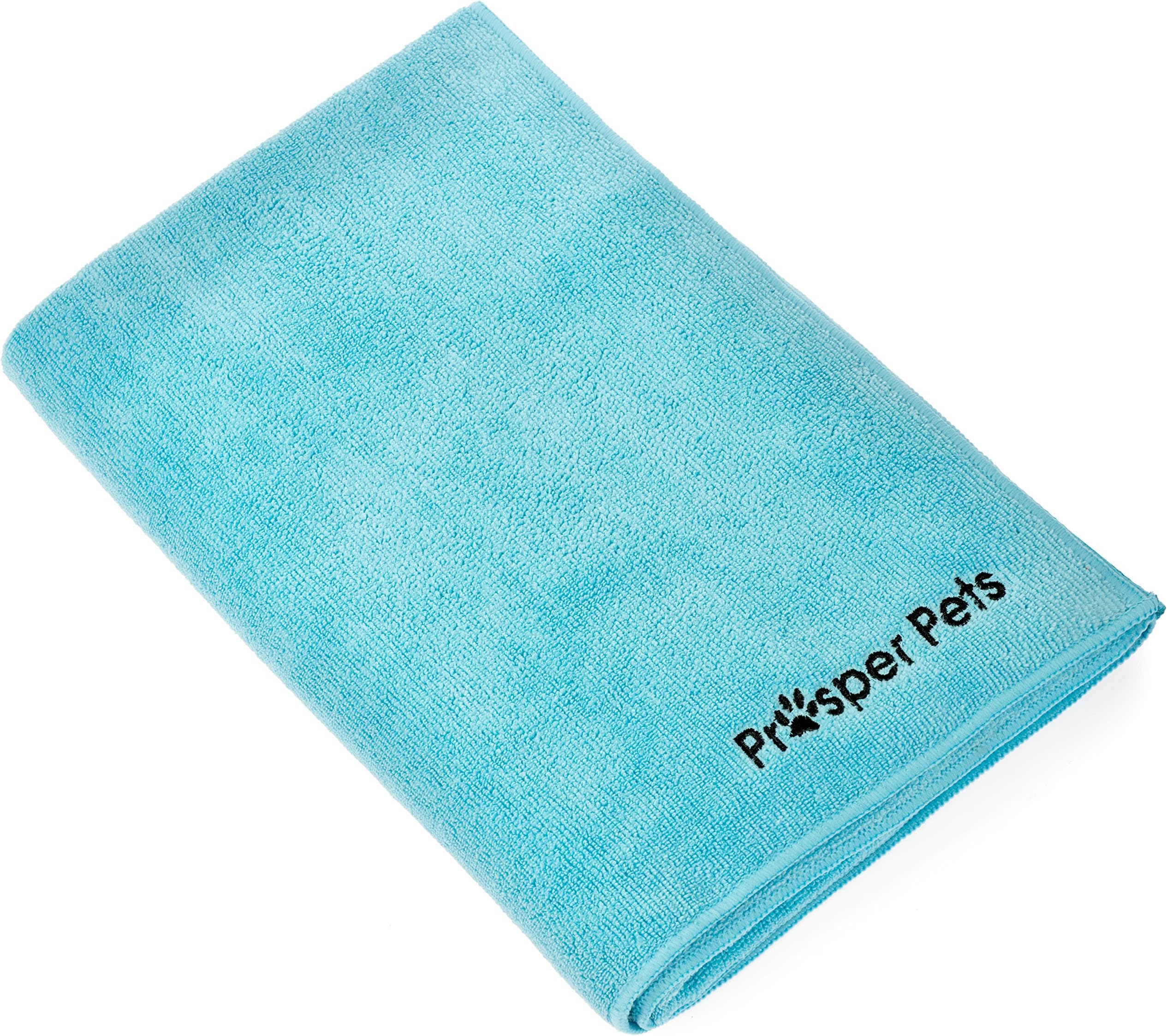 Prosper Pets Microfiber Dog Towel – Fast Drying, Highly Absorbent Terry Pet Towel for Dogs and Cats