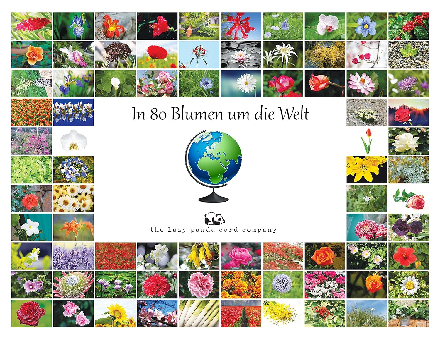 Around the World in 80 Flowers 80 Postcards of National Flowers of