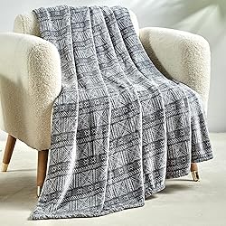 Elegant Comfort Lightweight Printed Throw