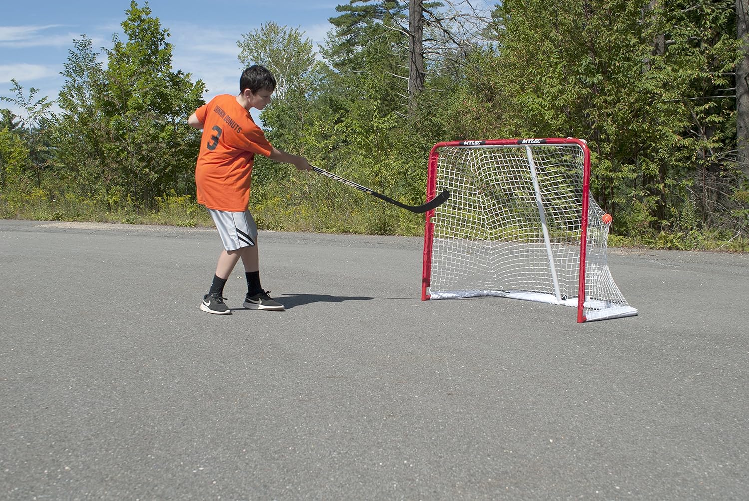 Mylec All Purpose Steel Goal, Red : Hockey Nets : Sports & Outdoors