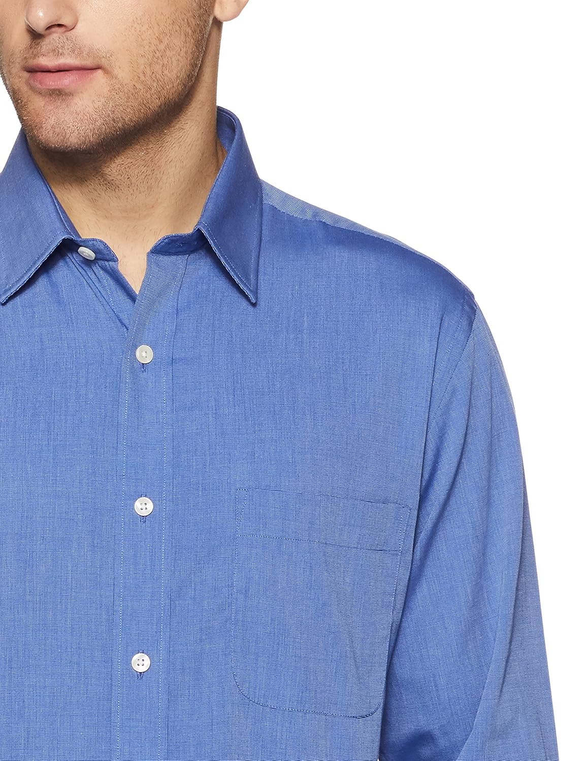 arrow men's solid regular fit business shirt