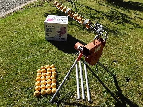 Buy Heater Htr6000bbc Pitching Machine With Bonus Ball Feeder