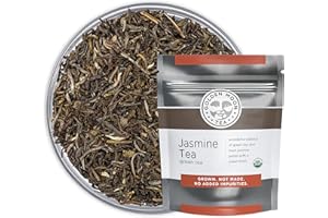 GOLDEN MOON TEA Golden Moon Organic Jasmine (96 Servings) Loose Leaf Tea