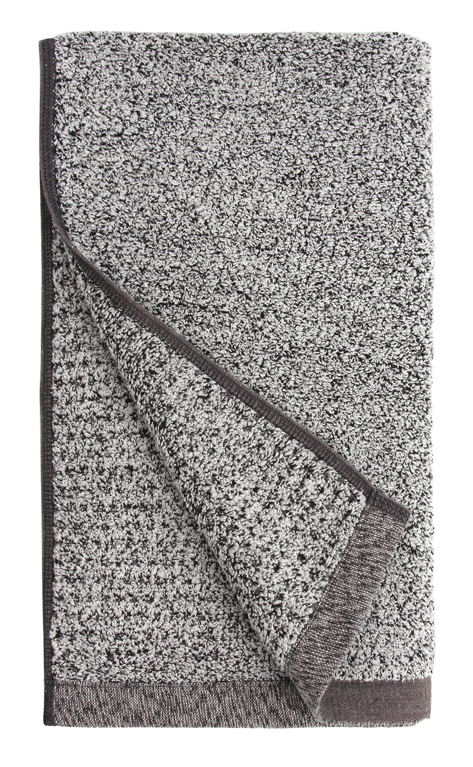 Everplush Diamond Jacquard Bath Linens Hand Towel-4 Pack-Gray, Cotton, 16 Inches x 30 Inches — image 1