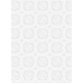 12011 Small Square Paintable Wallpaper Roll, White