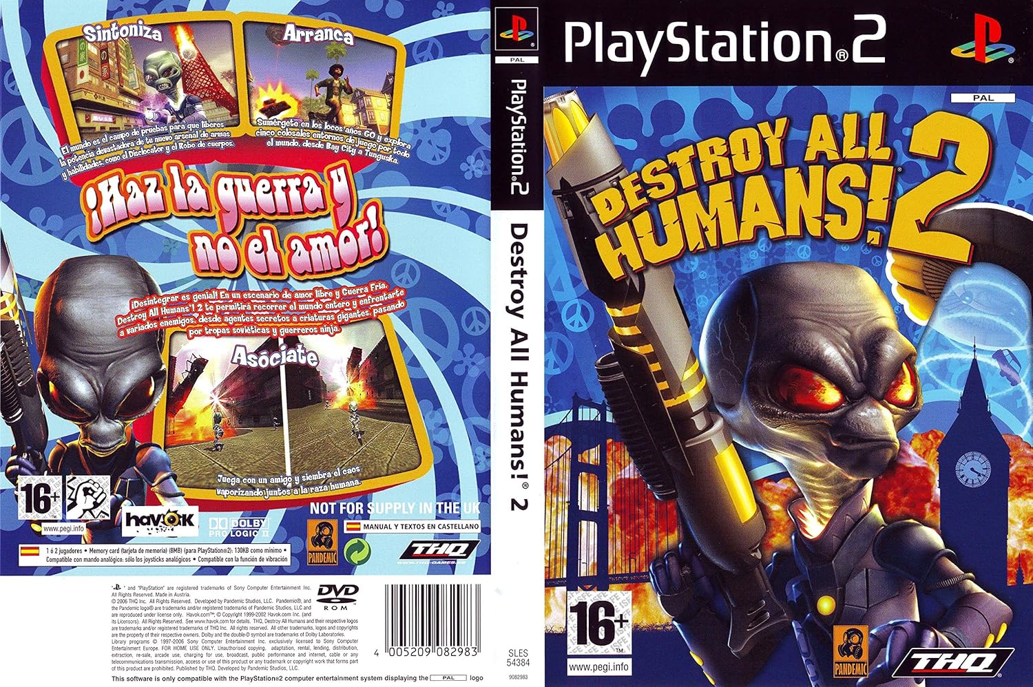 destroy all humans 2 xbox 360