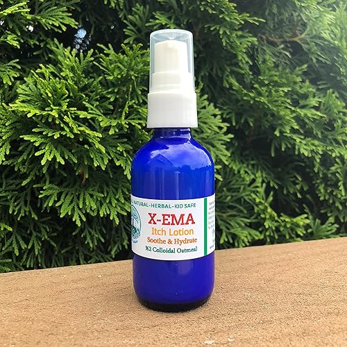 X Ema Eczema Colloidal Oatmeal Lotion Enriched With Homeopathy And Aromatherapy Blends Herbalist Made For Eczema Psoriasis Related Itchy Dry Skin - 