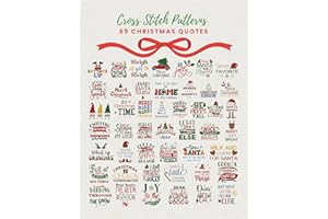 Cross Stitch Patterns: 65 Christmas Quotes (Cross Stitch Patterns - English Edition)