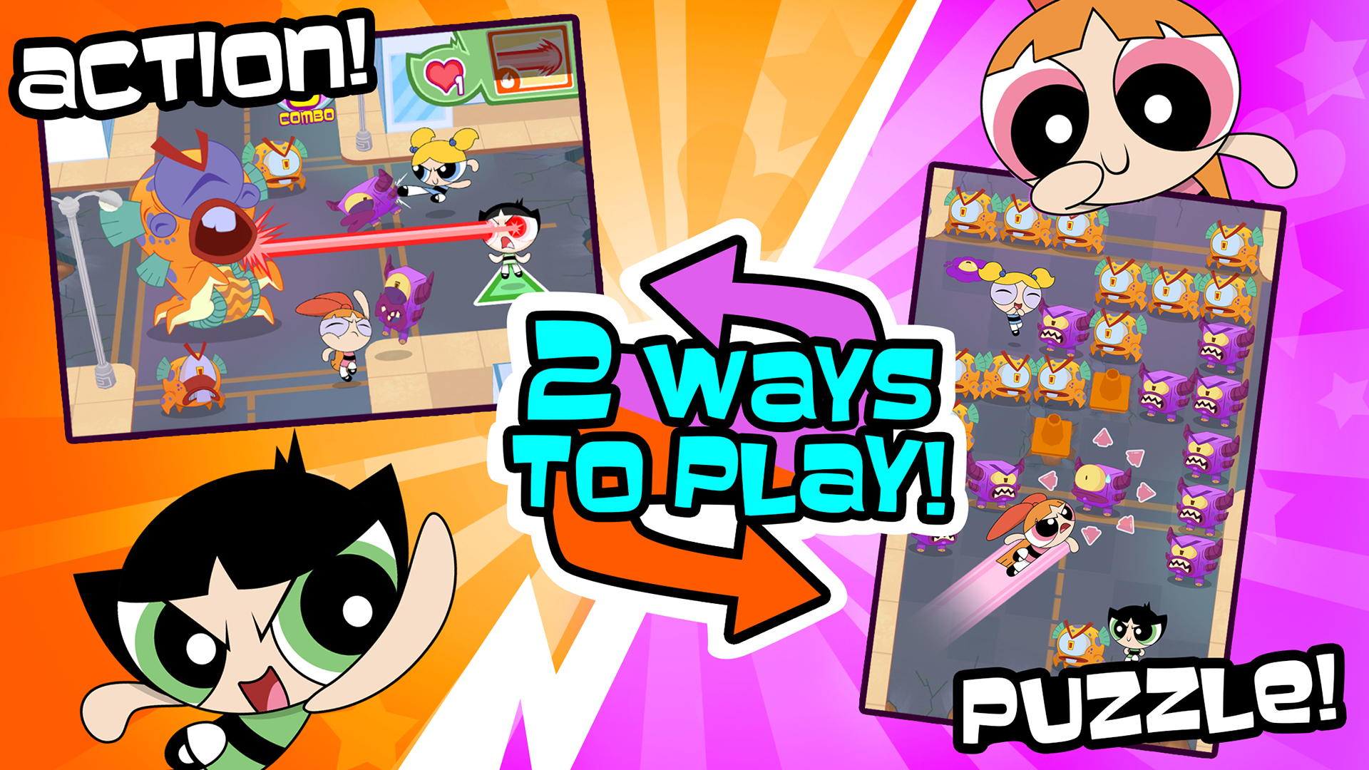 Flipped Out - Powerpuff Girls