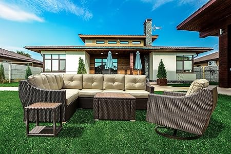 American Patio Eckgruppen-Set, 7-teilig: Amazon.de: Küche & Haushalt