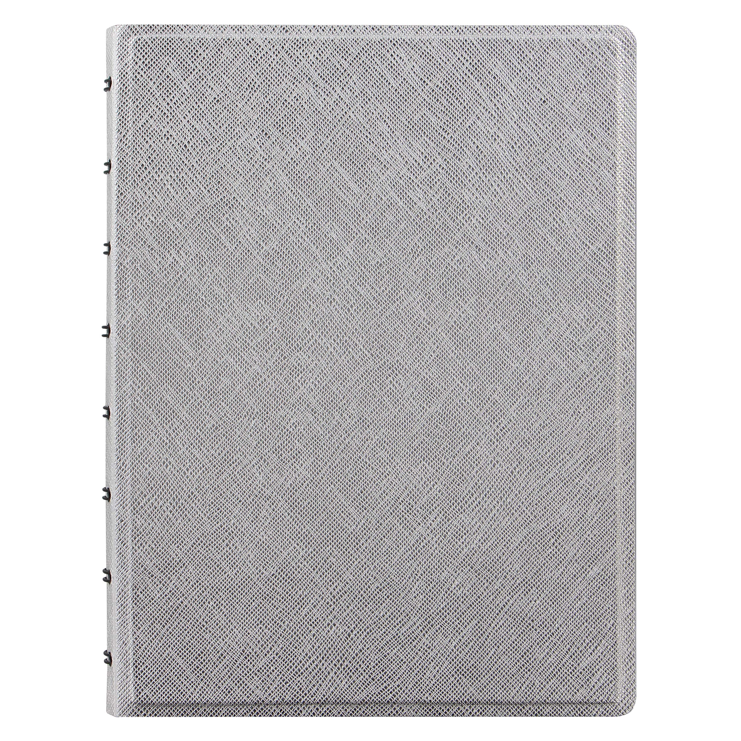 Filofax Saffiano A5 refillable Notebook - Silver