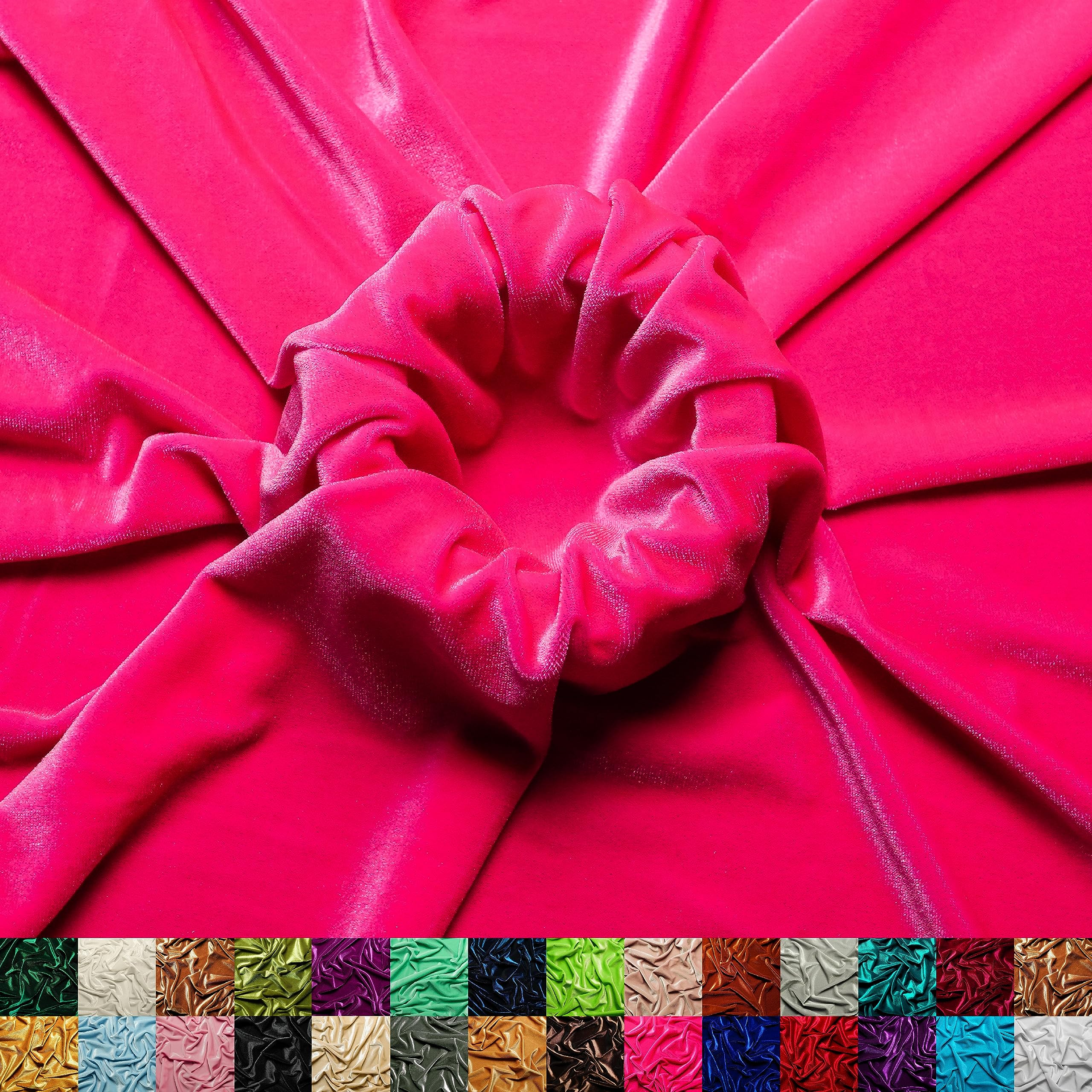Ice Fabrics Stretch Velvet Fabric by The Yard