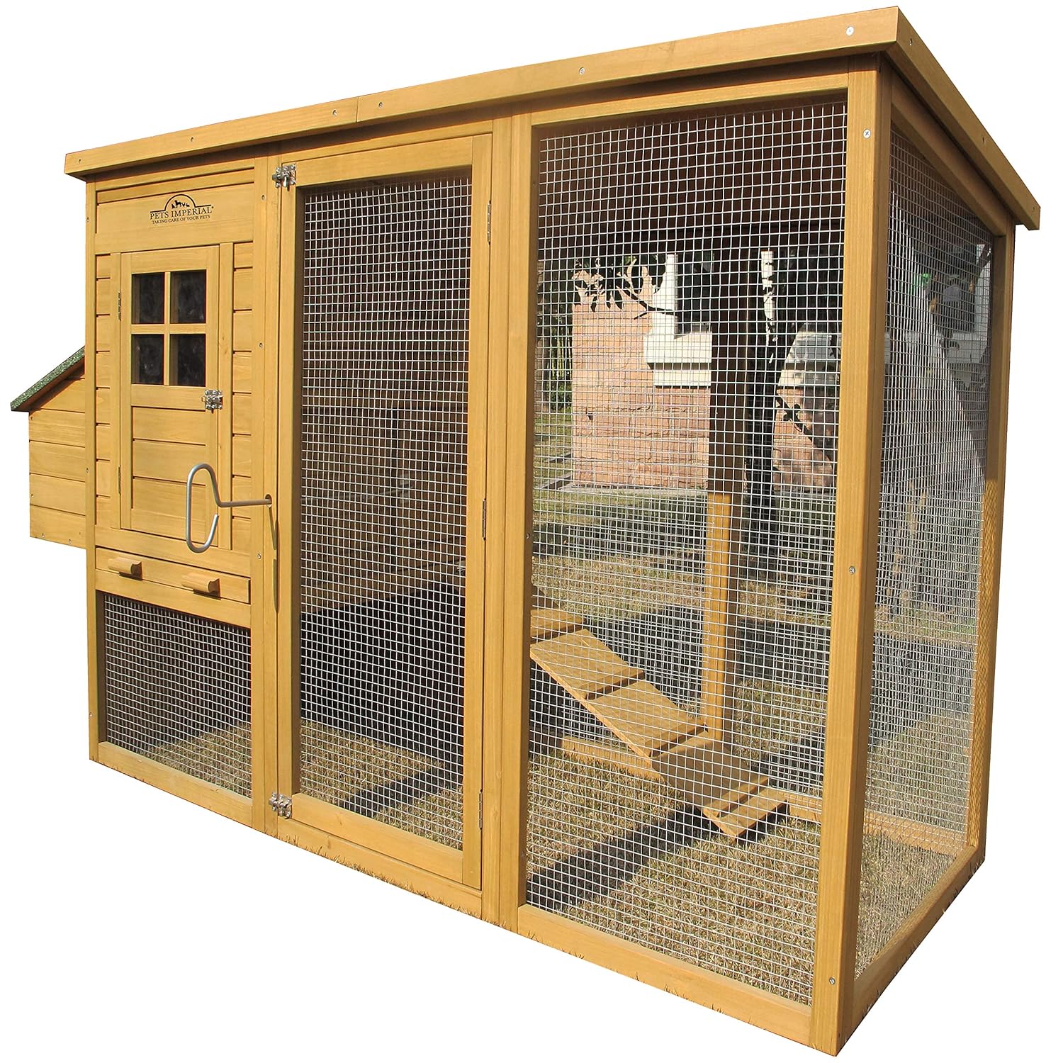 Pets Imperial Monmouth Large Chicken Coop 6ft 7" in Length With Roof