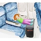 Inflatable Travel Pillow Bed / Leg Rest For Kids to Lie Down & Sleep on Long Flights, Long Distance Journeys in Cars, on Buses or Trains. Elevate YOUR Legs for Better Circulation. Gray. By KUKI