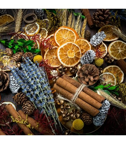 Amazon.com: 60 Pcs Labeled Dried Herbs and Flowers Kit for